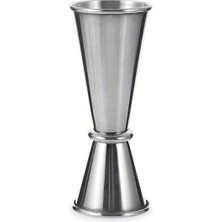 Feyza Design Paslanmaz Çelik Kokteyl Ölçüm Şişesi 2/4 Cl, Iki Parça, Şık ve Dayanıklı