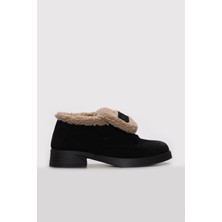 Fast Step Hakiki Deri  Kadın Kalın Topuklu Bot 210SZA1008