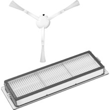 Xiaomi Ile Uyumlu Mi Robot Vacuum-Mop 2 Ultra STYTJ05ZHMHW Robot Süpürge Hepa Filtre ve Yan Fırça