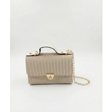 ÜçKol Ticaret Kabartma Dokulu Satchel Çanta