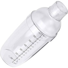 Feyza Design Şeffaf 700 ml Polikarbon Shake & Mix Kupa, Sağlıklı Içecekler Için Ideal