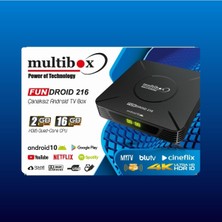 Özbience FUN DROID 216 Yüksek Performanslı Android TV Box, 2GB RAM, 16GB Hafıza, Ahşap Renk