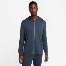 Nike Yoga Dri Fit Top Erkek Füme Sweatshirt