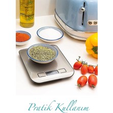 Hassas Dijital El Terazisi - 5 kg Mutfak ve Market Tartısı