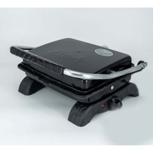 Granite Siyah Tost Makinesi 1800W 4-6 Dilim, Ev ve Sanayi Kullanımı