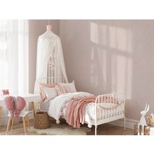 Pembe Nokta Desen Dokulu 16 M2 Duvar Kağıdı 55192