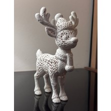 Szd Design Voronoi Geometrik Geyik Yılbaşı Süsü