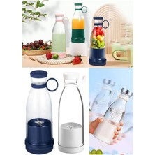 Feyza Design Portatif Elektrikli Mini Meyve Sıkacağı ve Blender Seti