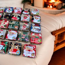 Masalsı Concept 5’li Yeni Yıl Mini Hediye Kutuları – Sevgiliye/arkadaşa Yılbaşı Sürprizi Unisex Çorap