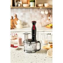 Pro Multimax 6 In 1 Çok Amaçlı Mutfak Robotu ve Blender Seti Siyah
