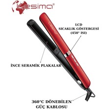 Özbience Profesyonel 450° Isı Saç Düzleştirici, Yüksek Performanslı ve Güçlü