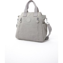 Sargınlar Sanmorris Kadın Büyük Boy 7 Bölmeli Suya Dayanıklı Krinkıl Kumaş  El ve Omuz Çantası