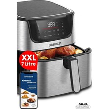 Grana Xxl Airfryer Sıcak Hava Fritözü, 7 Litre, Dokunmatik, Çok Fonksiyonlu