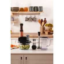 Güçlü 2500W Uzun Blender, Ayaklı ve 6 Bıçaklı, Şık Tasarım