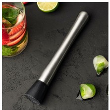 Feyza Design Paslanmaz Çelik Mojito Tokmağı 24,5 Cm, Pratik ve Şık Mutfak Aksesuarı