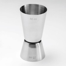 Feyza Design Profesyonel Jigger Ölçü Kabı, 2.5/5 Cl, Güvenilir ve Şık Tasarım