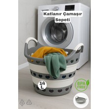 Funny Life Yuvarlak Katlanır Çamaşır Sepeti Delikli - Çamaşır Sepeti - Organizer, Düzenleyici - Özel Tasarım