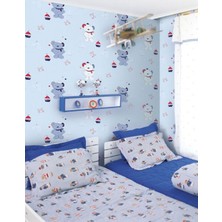 Mavi Ayıcıklı Çocuk Odası 16 M2 Duvar Kağıdı 30071