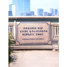 Mchome Kapı Önü Kaymaz Baskılı Pas Pas 60X40CM