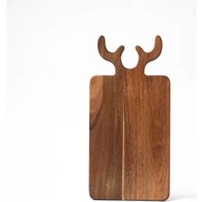 El Yapımı Akasya Ağacı Ahşap Kesme ve Doğrama Tahtası, Şık ve Dayanıklı