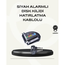 Çift Modlu 110DB Alarmlı Disk Kilidi Suya Dayanıklı - EC001Z-56A6O3