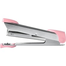 MAX Metal Zımba Makinesi Pastel Pembe 1 Adet Masaüstü Kullanım İçin Şık Tasarım