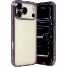 Buğz Apple Iphone 17 Pro Razer Lensli Silikon - Mor