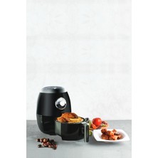 Siyah Air Fryer, 2.6l, Sağlıklı ve Pratik Mutfak Gereciği