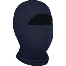 Thermoform Non Flame Master Kermel Aleve Dayanıklı Yüz Kar Maskesi, Ark Koruyucu Balaklava Lacivert