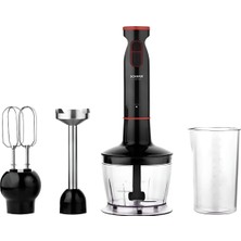 Güçlü 1500W El Blender Seti, Turbo Fonksiyon, Çok Amaçlı Kullanım