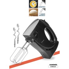 Paslanmaz Çelik Turbo El Mikseri 5 Hızlı Çırpma ve Yoğurma Aparatı