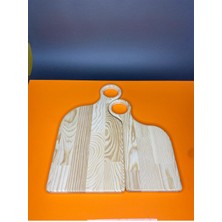 Iki Adet Ahşap Kesme ve Sunum Tahtası Seti, Şık ve Kullanışlı Tasarım