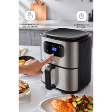 Smart Airfryer 8 Program, Dokunmatik Ekran, Wi-Fi, 4,2l