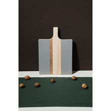 Şık Akrilik ve Ahşap Kesme ve Sunum Tahtası, Modern ve Kullanışlı Tasarım