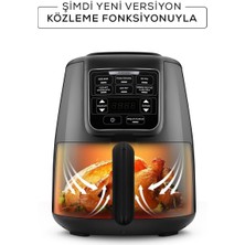 Air Pro Cook Köz Xl Airfryer Siyah Parlak, Sağlıklı ve Pratik Pişirme