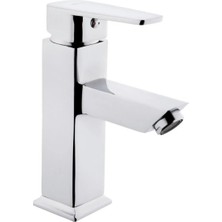 Tema Kare Slim Tek Gövde Lavabo Bataryası Krom Tse Belgeli 35 mm Kartuş 5 Yıl