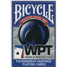 Bicycle Seti + Bicycle Wpt World Poker Tour Oyun Kartları, Kırmızı Veya ... + 4 Deste