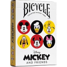 Bicycle Seti + Bicycle Disney Mickey And Friends Oyun Kartları + 4 Deste