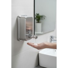 Tema Paslanmaz Sıvı Sabunluk 1000 ml | 304 Kalite Inox Duvar Tipi Paslanmaz Çelik Dispenser