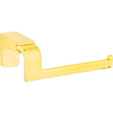 Tema Premium Tuvalet Kağıtlığı Altın | Paslanmaz Kaplama Lüks Banyo Wc Kağıtlık 5 Yıl Garanti