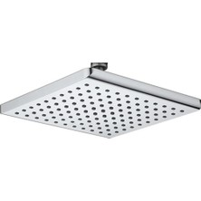 Tema Tetra Tepe Duş Başlığı Krom | Kireç Kırıcılı Sistem Kaliteli Tasarım Banyo Yağmur Duşu