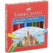 Faber-Castell Seti + Faber-Castell Karton Kutu Boya Kalemi, 12 Renk, Yarım Boy... + 13 Ürün