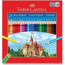 Faber-Castell Seti + Faber-Castell Karton Kutu Boya Kalemi, 24 Renk, Yumuşak V... + 4 Ürün