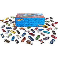 Hot Wheels Seti + Hot Wheels Ellili Araba Seti, 3 Yaş ve Üzeri, V6697 + 2 Ürün