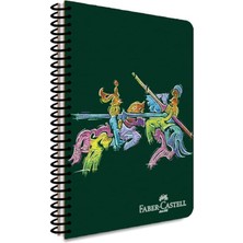 Faber-Castell Seti + Faber-Castell Şövalye Tasarımlı Spiralli Defter, A4, 100 ... + 5 Ürün