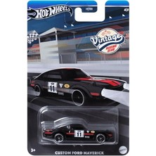 Hot Wheels Seti + Hot Wheels Vintage Arabalar Özel Seri Custom Ford Maverıc... + 2 Ürün