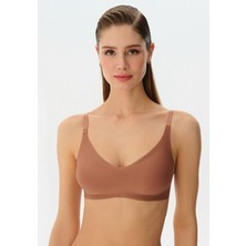 Suwen Nude Invisible Soft Lazer Kesim Balensiz Sütyen