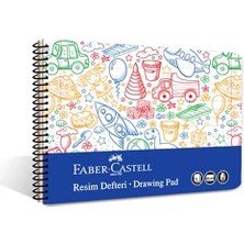 Faber-Castell Seti + Faber-Castell Resim Defteri, 25X35 Cm, 30 Yaprak, Pp Kapa... + 11 Ürün