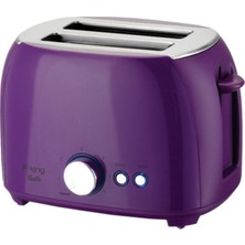 King Mor Renkli Ekmek Kızartma Makinesi, Şık ve Pratik Kullanım