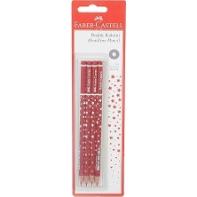 Faber-Castell Seti + Faber-Castell Başlık Kalemi Yıldız Kırmızı + 17 Ürün